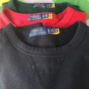Set of 3 men’s polo sweatshirts XL
